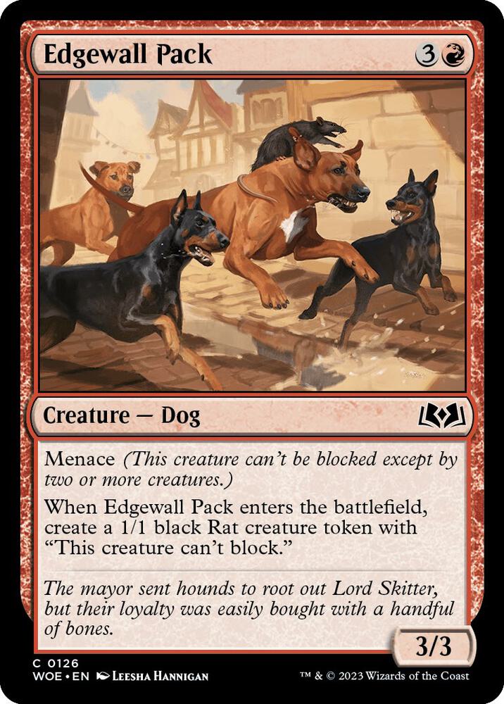 Edgewall Pack 126 card from Wilds of Eldraine