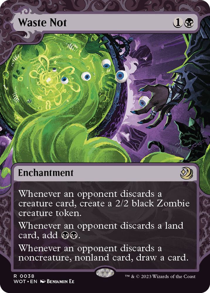 Waste Not 38 card from Wilds of Eldraine: Enchanting Tales