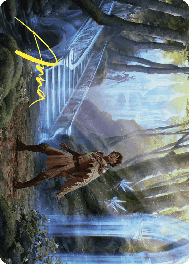 Into the Fae Court Art Card (Gold-Stamped Signature) 7 card from Art Series: Wilds of Eldraine