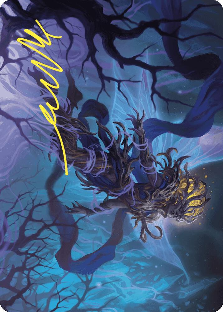 Sleep-Cursed Faerie Art Card (Gold-Stamped Signature) 8 card from Art Series: Wilds of Eldraine