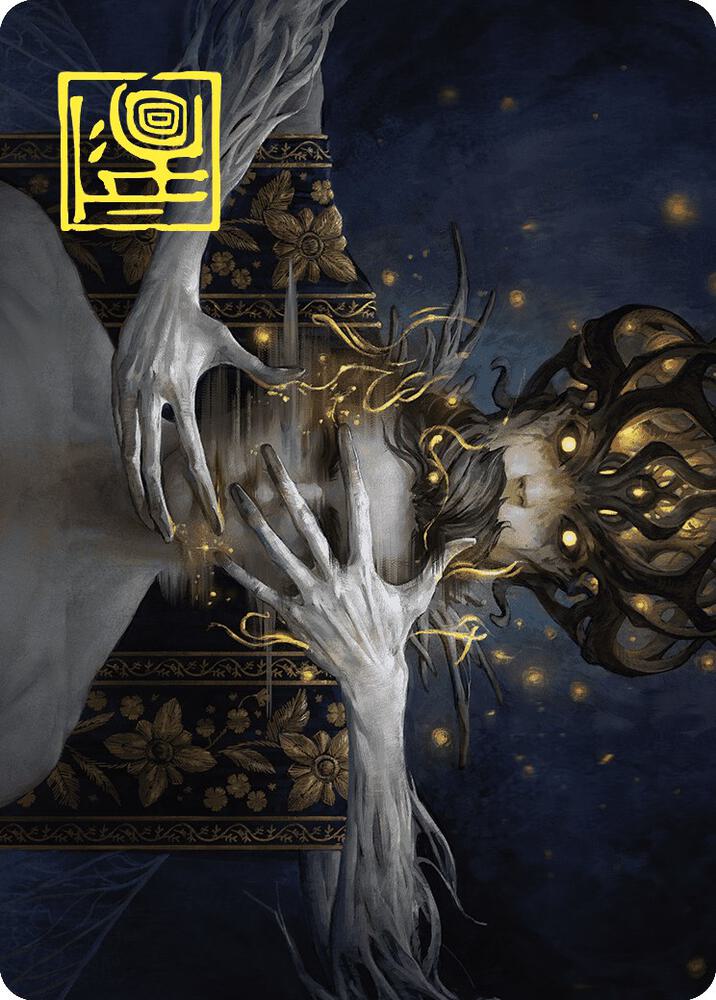 Ego Drain Art Card (Gold-Stamped Signature) 12 card from Art Series: Wilds of Eldraine