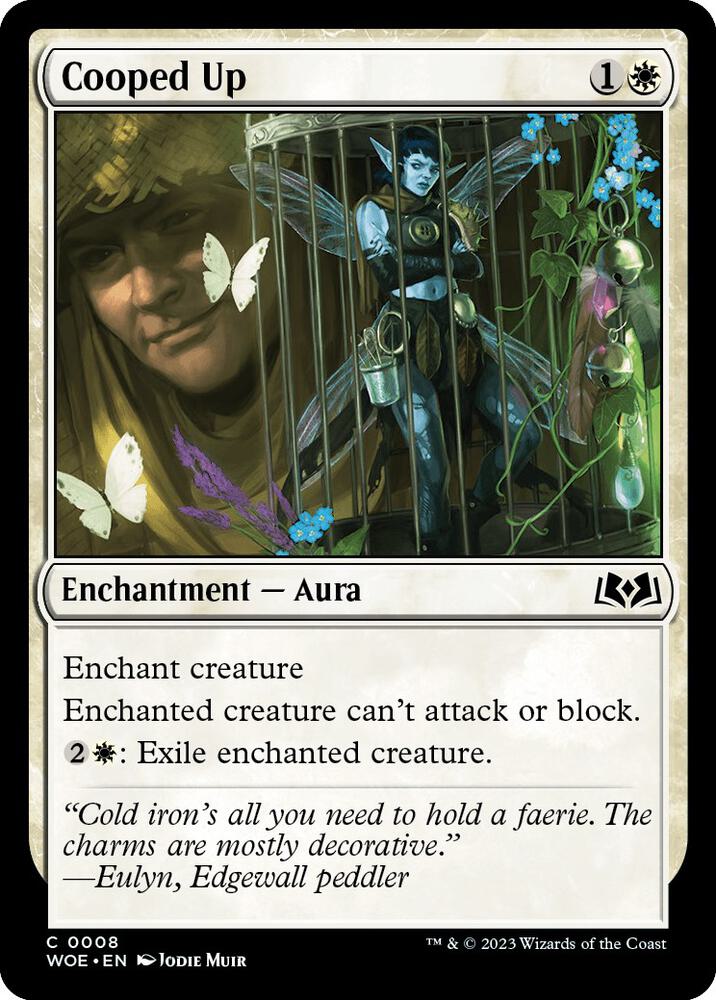 Cooped Up 8 card from Wilds of Eldraine