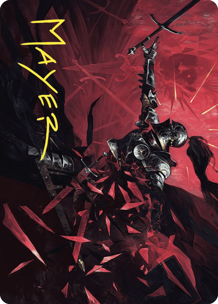 Shatter the Oath Art Card (Gold-Stamped Signature) 14 card from Art Series: Wilds of Eldraine