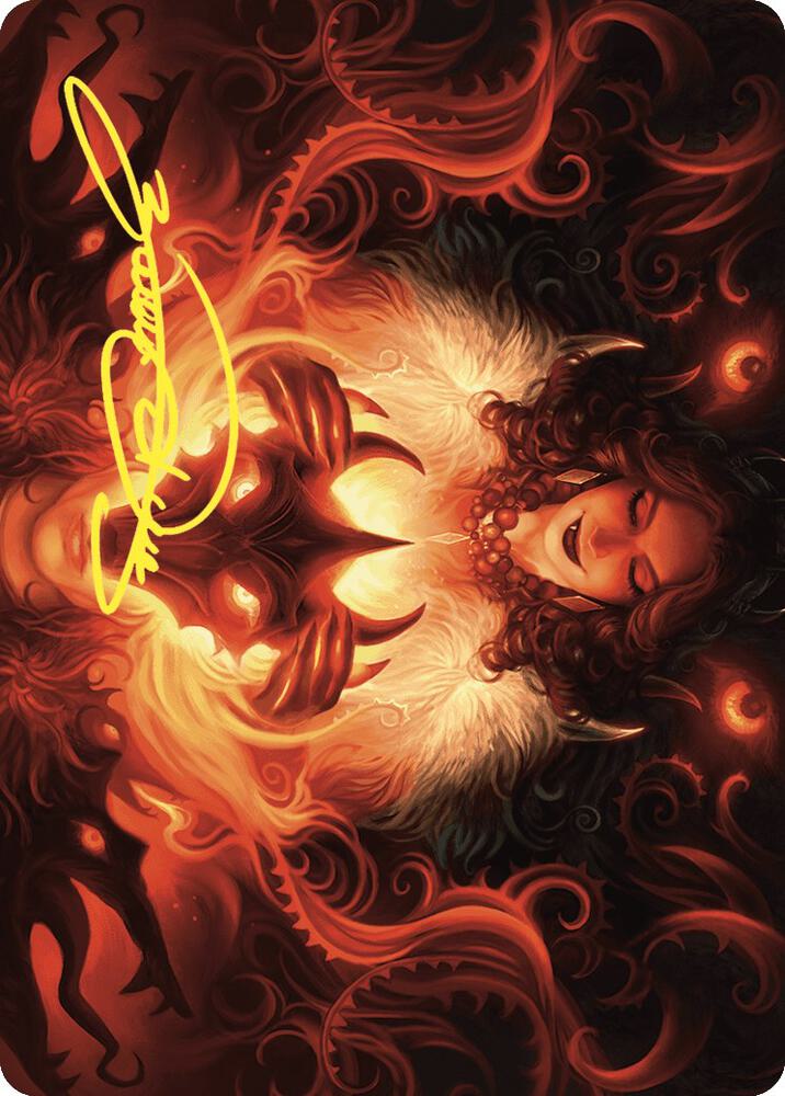 Witch's Mark Art Card (Gold-Stamped Signature) 21 card from Art Series: Wilds of Eldraine