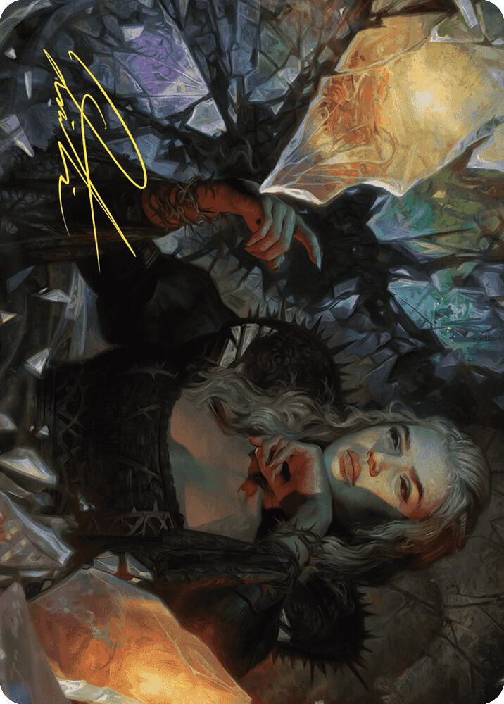 Prophetic Prism Art Card (Gold-Stamped Signature) 45 card from Art Series: Wilds of Eldraine