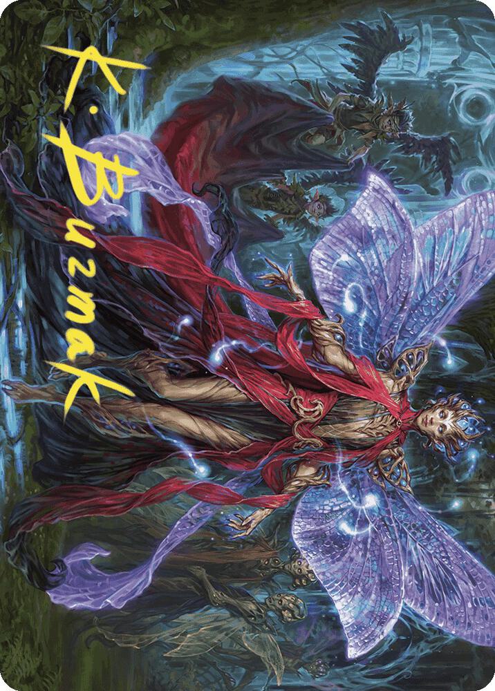 Tegwyll, Duke of Splendor Art Card (Gold-Stamped Signature) 48 card from Art Series: Wilds of Eldraine