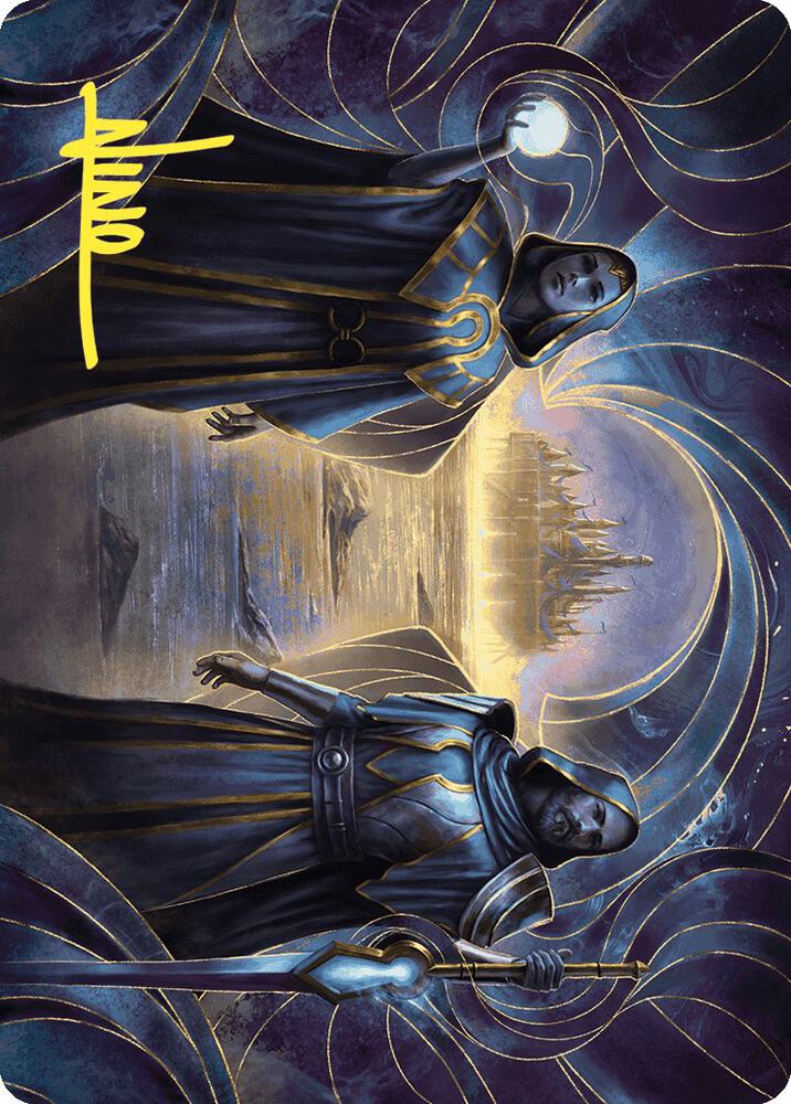 Court of Vantress Art Card (Gold-Stamped Signature) 52 card from Art Series: Wilds of Eldraine