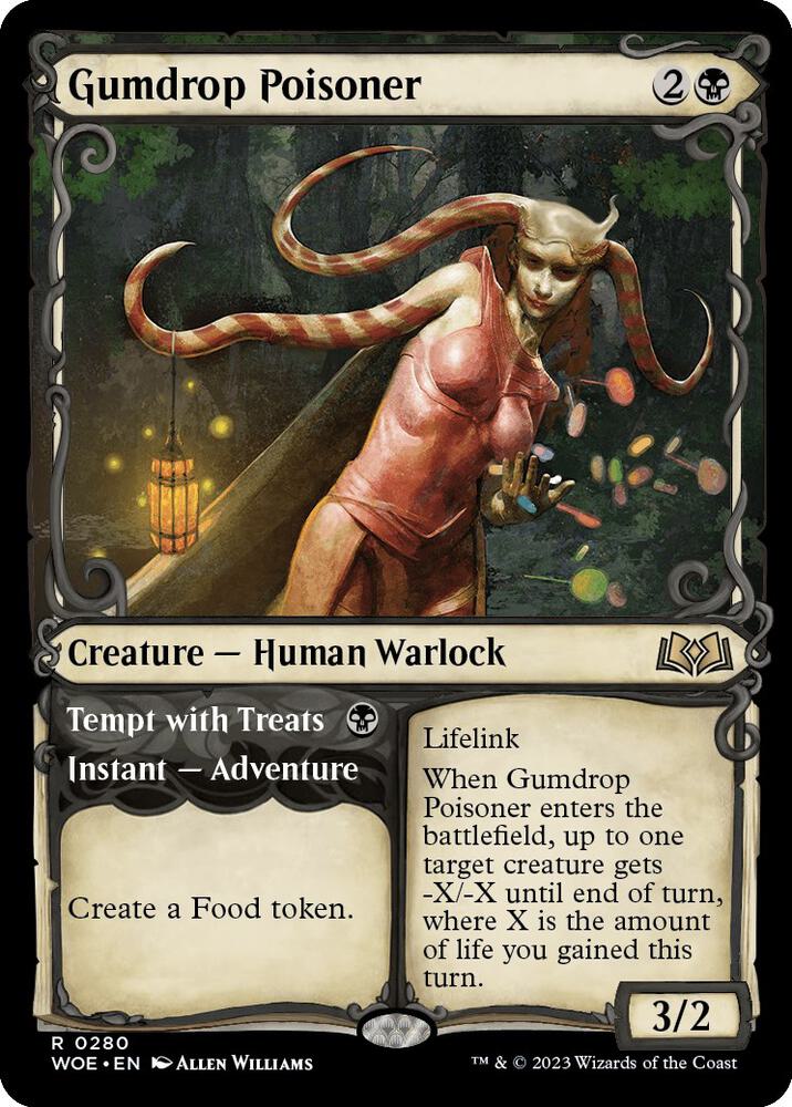 Gumdrop Poisoner (Showcase) 280 card from Wilds of Eldraine