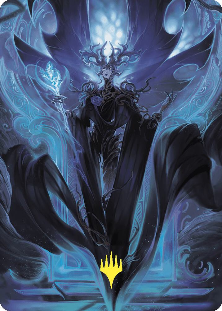 Talion, the Kindly Lord Art Card (Gold-Stamped Planeswalker Symbol) 60 card from Art Series: Wilds of Eldraine