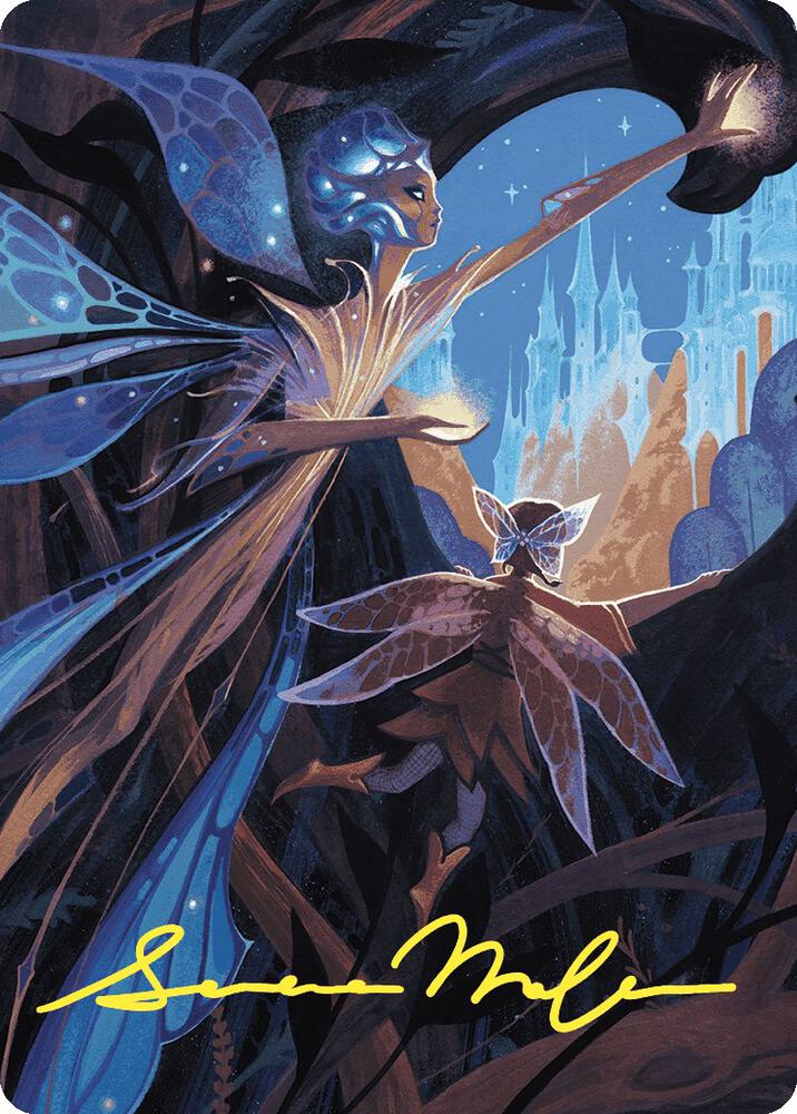 Kindred Discovery Art Card (Gold-Stamped Signature) 67 card from Art Series: Wilds of Eldraine