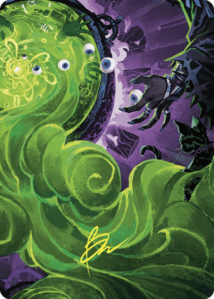 Waste Not Art Card (Gold-Stamped Signature) 70 card from Art Series: Wilds of Eldraine