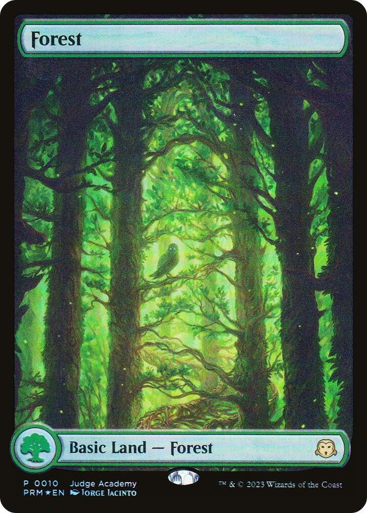 Forest - Full Art 10 card from Judge Promos