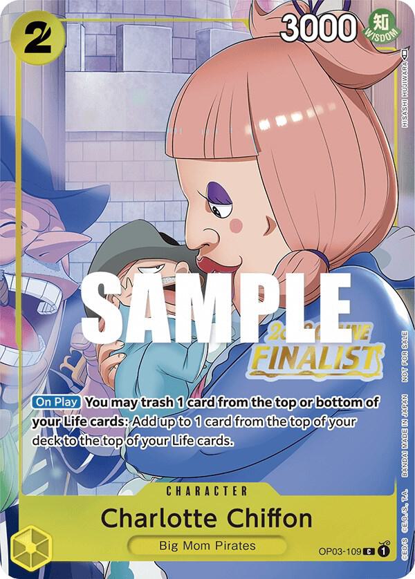 Charlotte Chiffon (Online Regional 2023) [Finalist] OP03-109 card from One Piece Promotion Cards