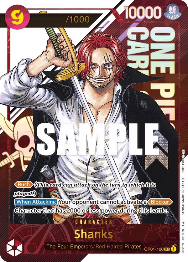 Shanks (Championship 2023) [Serial Number] OP01-120 card from One Piece Promotion Cards