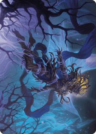 Sleep-Cursed Faerie Art Card 8 card from Art Series: Wilds of Eldraine