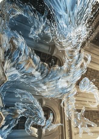 Splashy Spellcaster Art Card 9 card from Art Series: Wilds of Eldraine