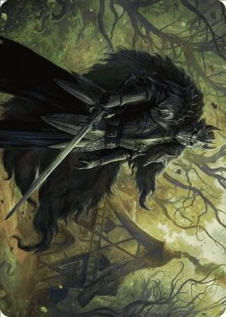 Agatha's Champion Art Card 22 card from Art Series: Wilds of Eldraine