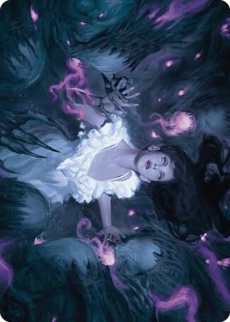 Neva, Stalked by Nightmares Art Card 30 card from Art Series: Wilds of Eldraine
