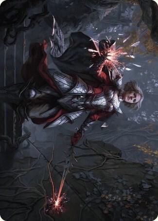 Rowan, Scion of War Art Card (31/81) card from Art Series: Wilds of Eldraine