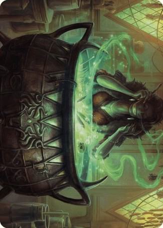 Agatha's Soul Cauldron Art Card 42 card from Art Series: Wilds of Eldraine