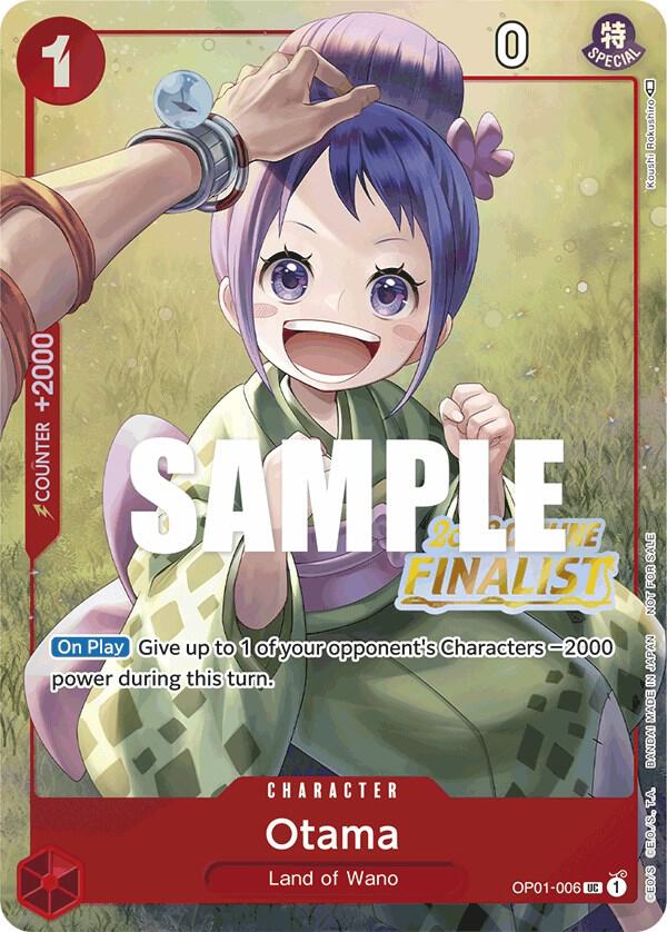 Otama (Offline Regional 2023) [Finalist] OP01-006 card from One Piece Promotion Cards