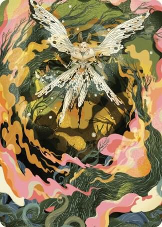Greater Auramancy Art Card 61 card from Art Series: Wilds of Eldraine