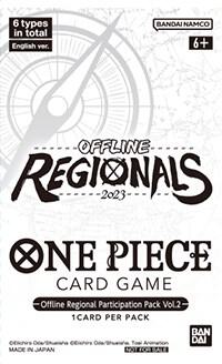 Offline Regional Participation Pack Vol. 2 sealed product from One Piece Promotion Cards