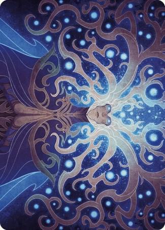 Omniscience Art Card 68 card from Art Series: Wilds of Eldraine