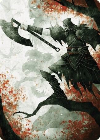 Garruk's Uprising Art Card 72 card from Art Series: Wilds of Eldraine