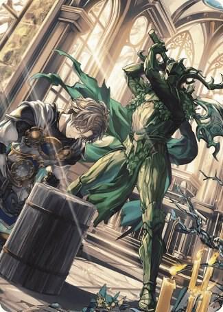Karmic Justice Anime Art Card 77 card from Art Series: Wilds of Eldraine