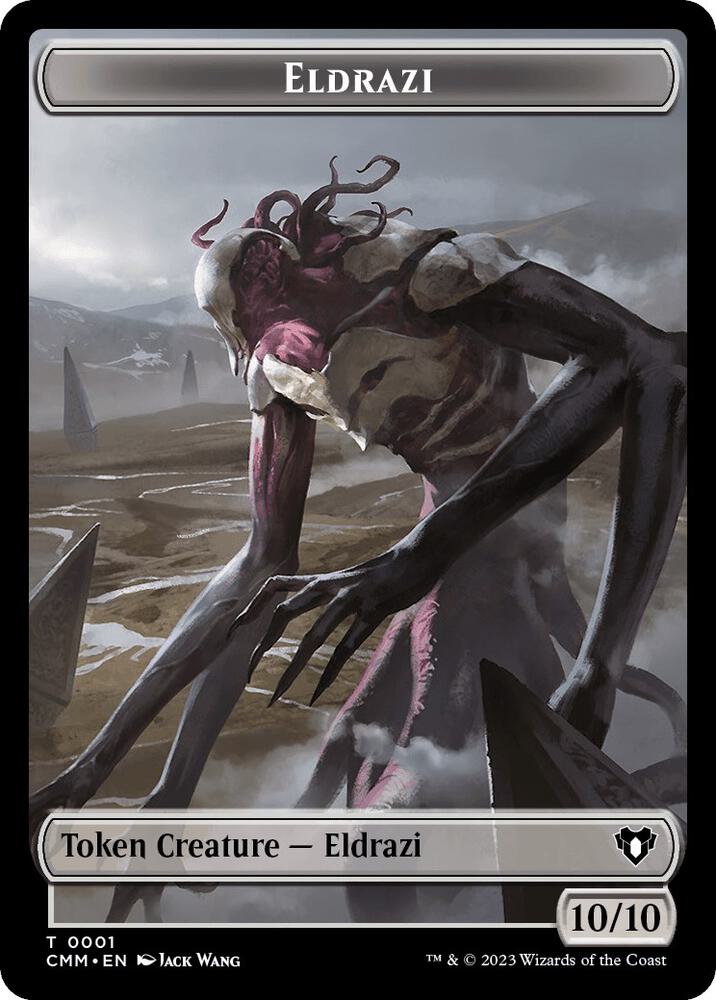Eldrazi // Phyrexian Beast Double-Sided Token 1 // 34 card from Commander Masters