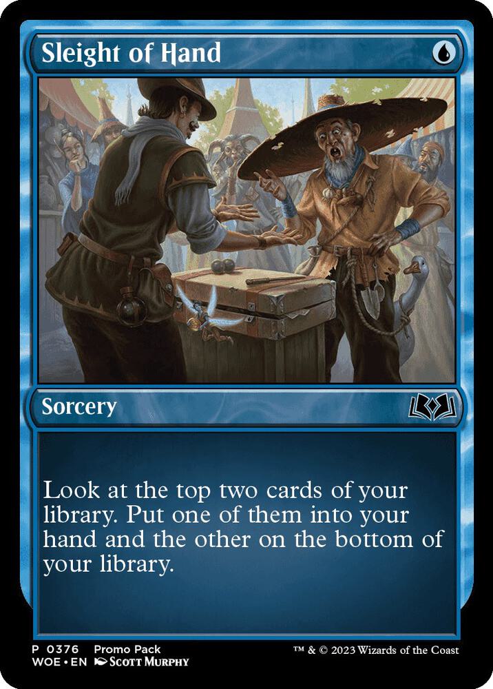 Sleight of Hand 376 card from Promo Pack: Wilds of Eldraine