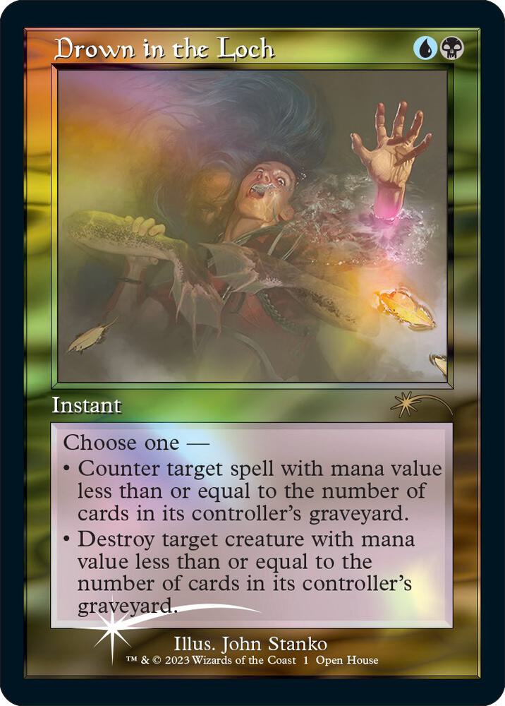 Drown in the Loch (Retro Frame) 1 card from Open House Promos