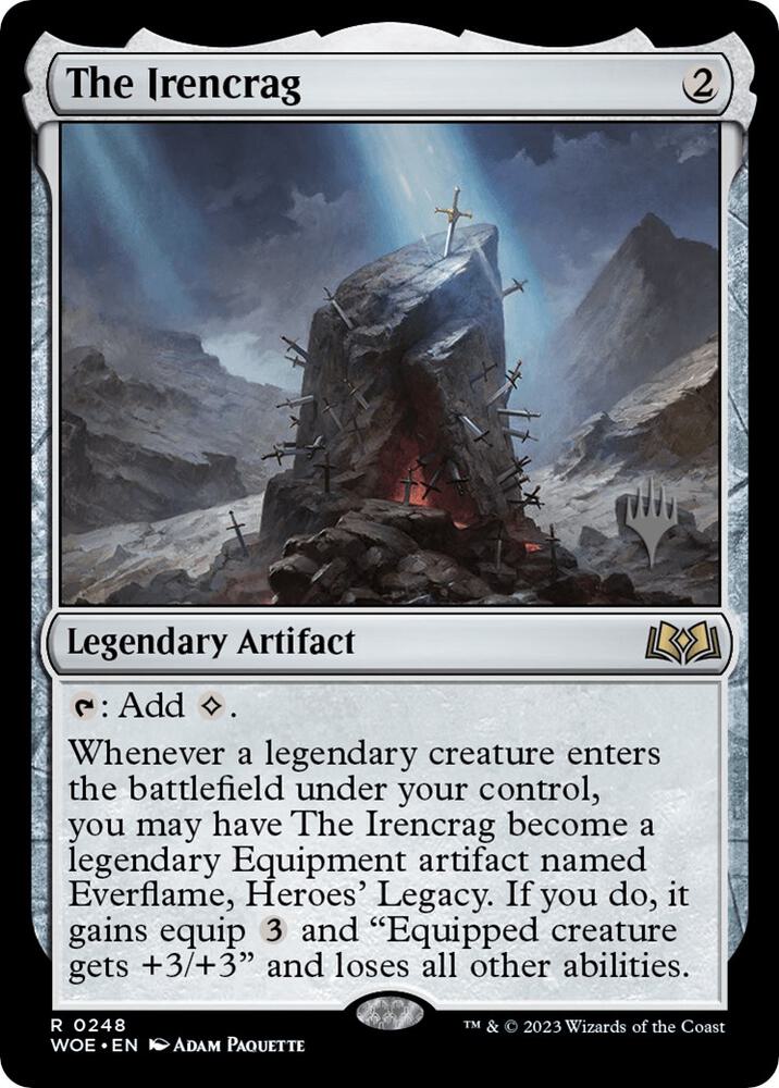 The Irencrag 248 card from Promo Pack: Wilds of Eldraine