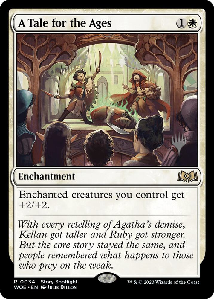 A Tale for the Ages 34 card from Promo Pack: Wilds of Eldraine