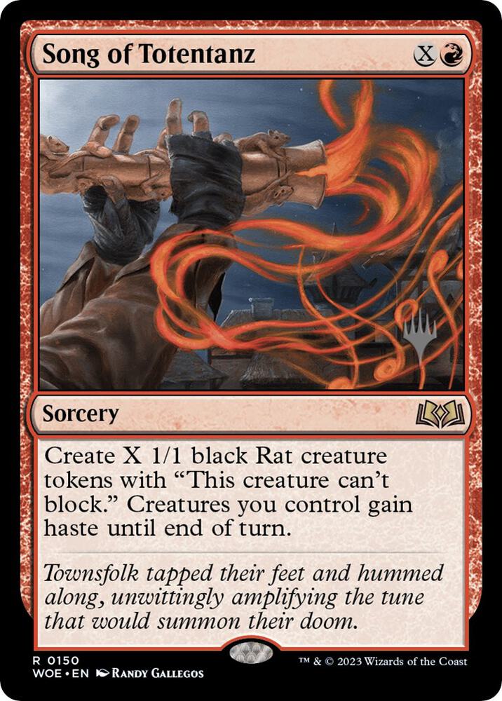 Song of Totentanz 150 card from Promo Pack: Wilds of Eldraine