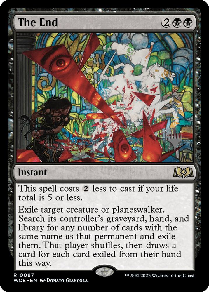 The End 87 card from Promo Pack: Wilds of Eldraine