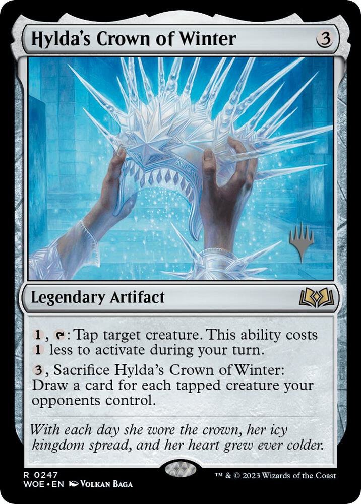Hylda's Crown of Winter 247 card from Promo Pack: Wilds of Eldraine