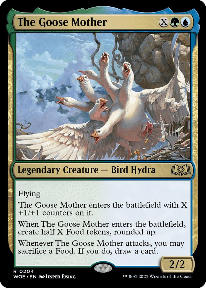 The Goose Mother 204 card from Promo Pack: Wilds of Eldraine