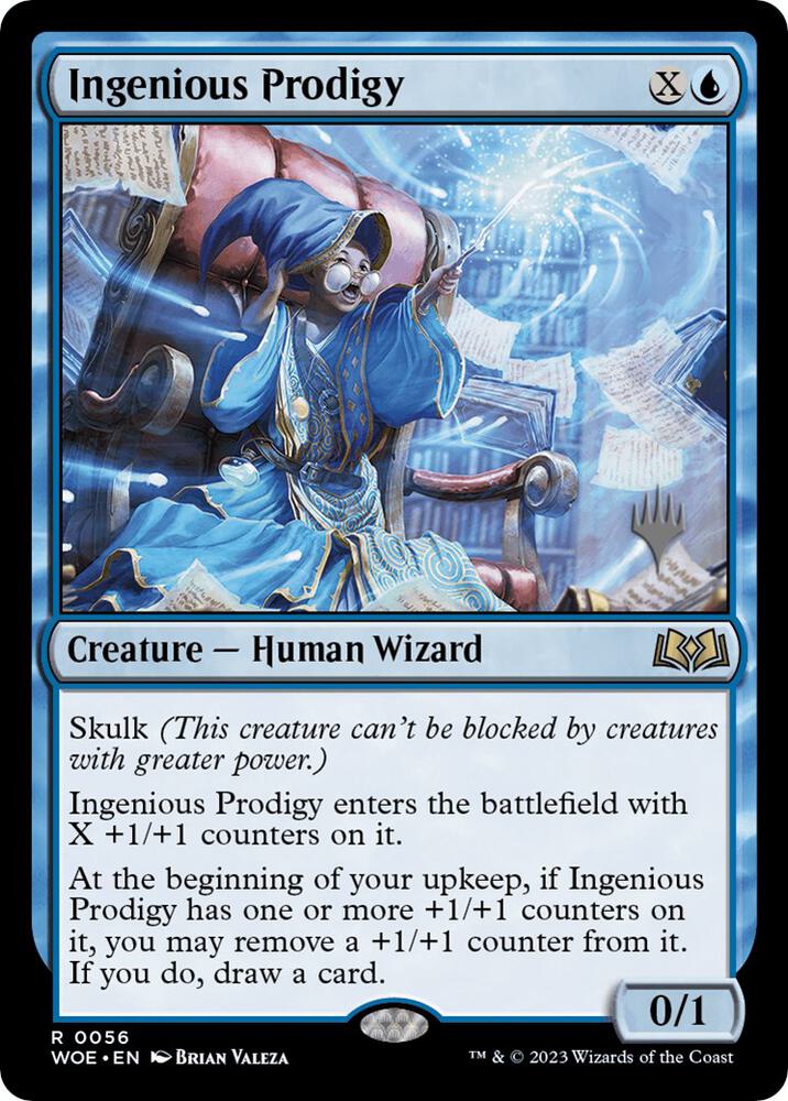 Ingenious Prodigy 56 card from Promo Pack: Wilds of Eldraine