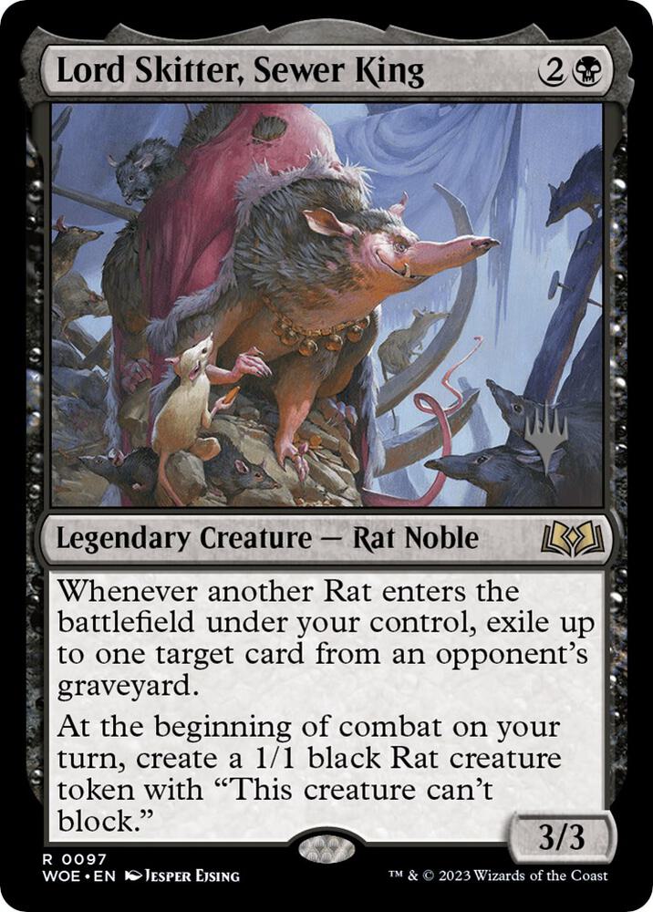 Lord Skitter, Sewer King 97 card from Promo Pack: Wilds of Eldraine