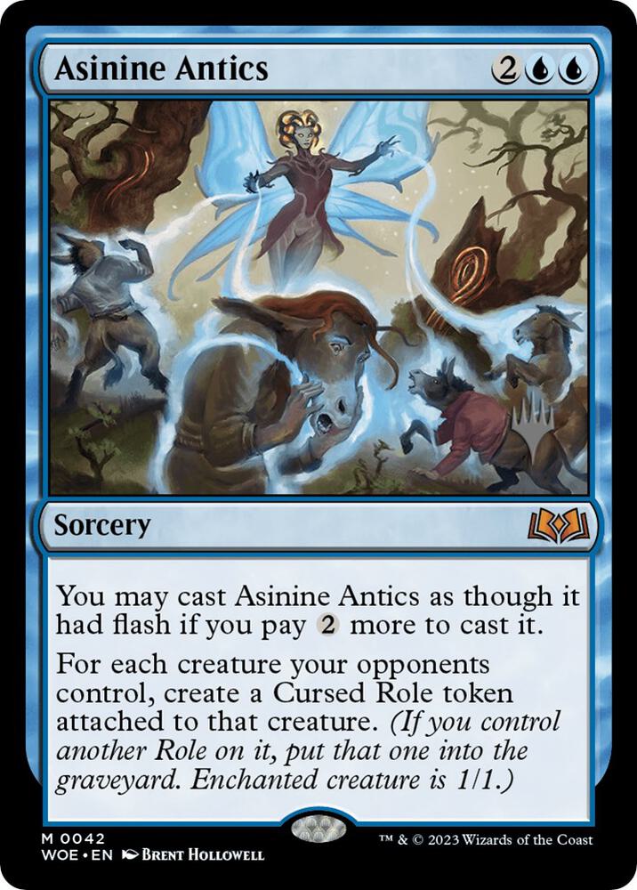 Asinine Antics 42 card from Promo Pack: Wilds of Eldraine