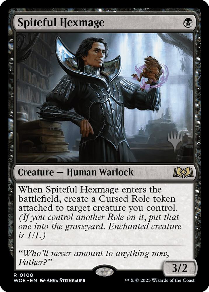Spiteful Hexmage 108 card from Promo Pack: Wilds of Eldraine