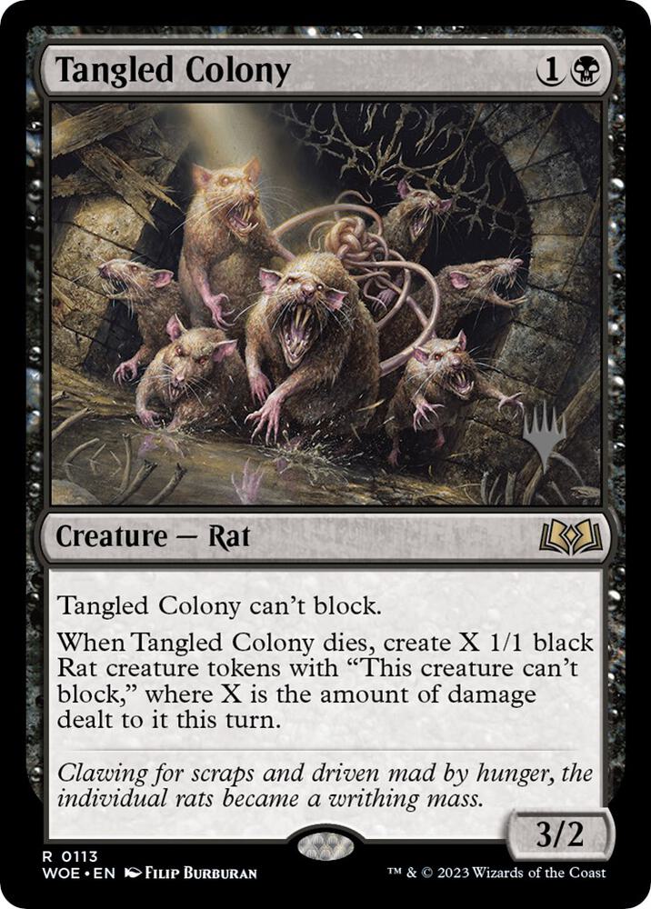 Tangled Colony 113 card from Promo Pack: Wilds of Eldraine