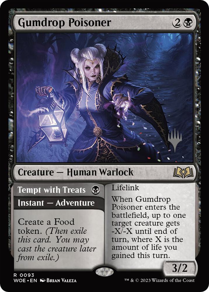 Gumdrop Poisoner 93 card from Promo Pack: Wilds of Eldraine