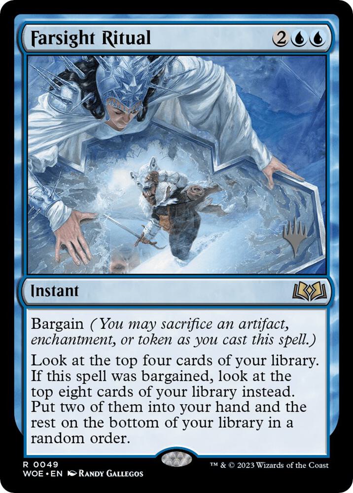 Farsight Ritual 49 card from Promo Pack: Wilds of Eldraine