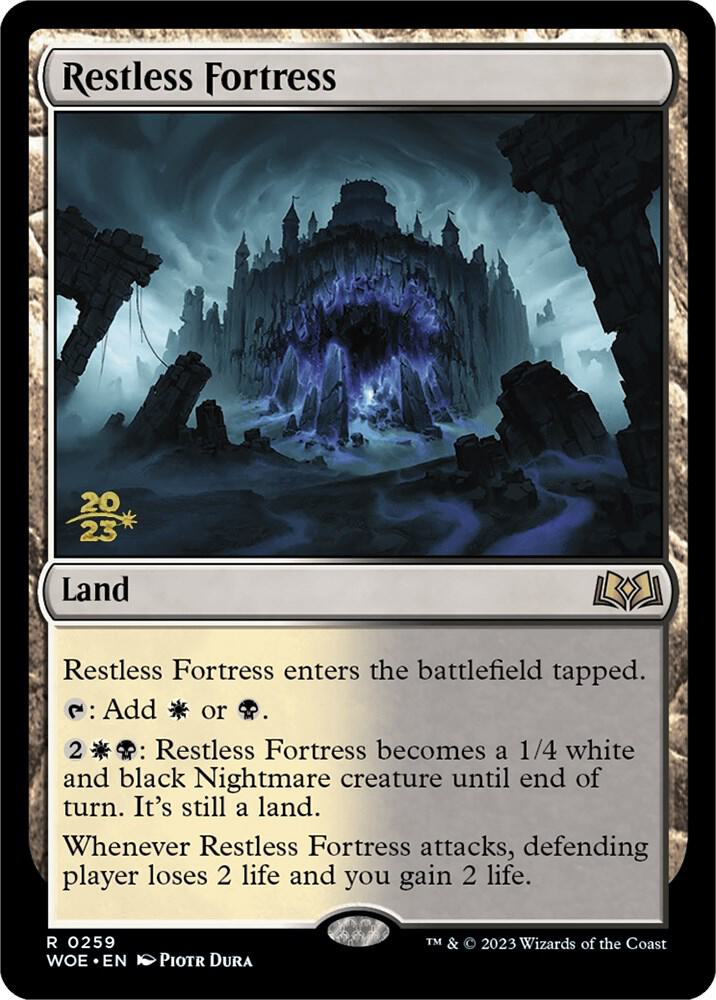 Restless Fortress 259 card from Prerelease Cards