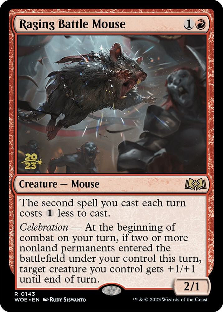 Raging Battle Mouse 143 card from Prerelease Cards