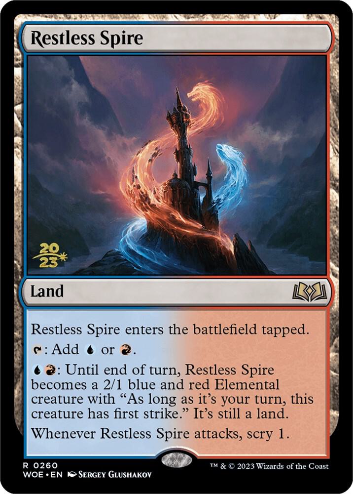 Restless Spire 260 card from Prerelease Cards