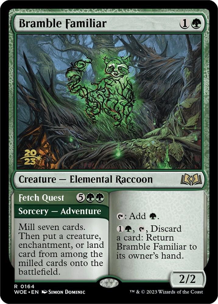Bramble Familiar 164 card from Prerelease Cards